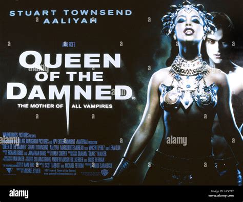 QUEEN OF THE DAMNED, US poster, from left: Aaliyah, Stuart Townsend ...