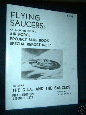 Flying Saucers: An Analysis of the Air Force Blue Book Special Report ...