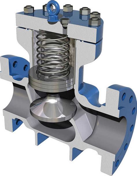 Piston Check Valve Cross Section