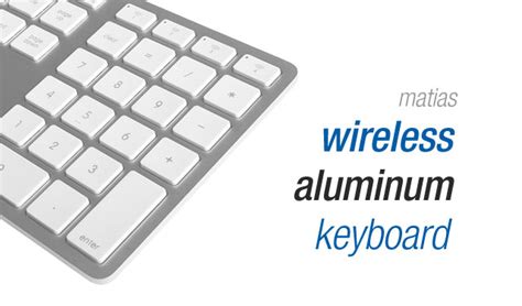 Matias Wireless Aluminum Keyboard