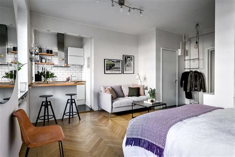 Tips to Economize Space and Visually Enlarge One-Room Apartment