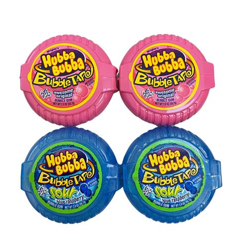 Buy Hubba Bubba Original Bubble Tape and Hubba Bubba Sour Blue ...