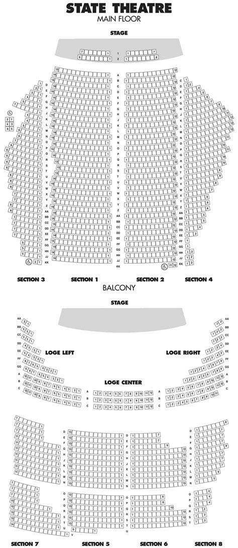 State Theatre Seating Chart- Theatre In Minneapolis