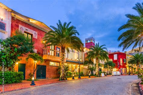 American Village Okinawa, Japan Stock Photo | Adobe Stock