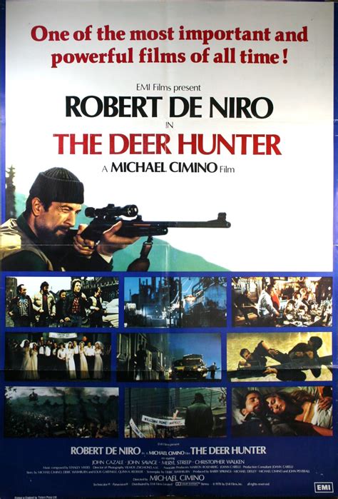 DEER HUNTER "1 SHEET" POSTER - Original Vintage Movie Posters