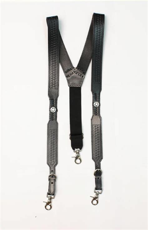 Leather Suspenders - Cattle Kate