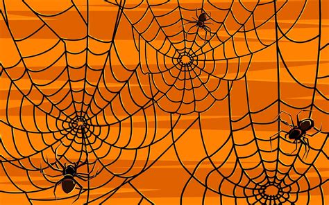 Halloween Spiders Background