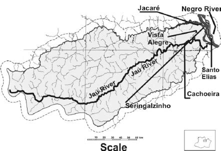 Jaú National Park and the communities studied | Download Scientific Diagram