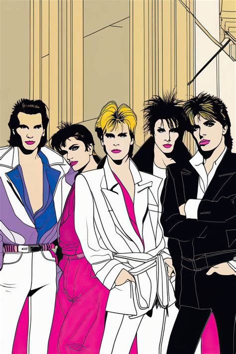 Duran Duran Patrick Nagel Style by Sound-by-Vision on DeviantArt