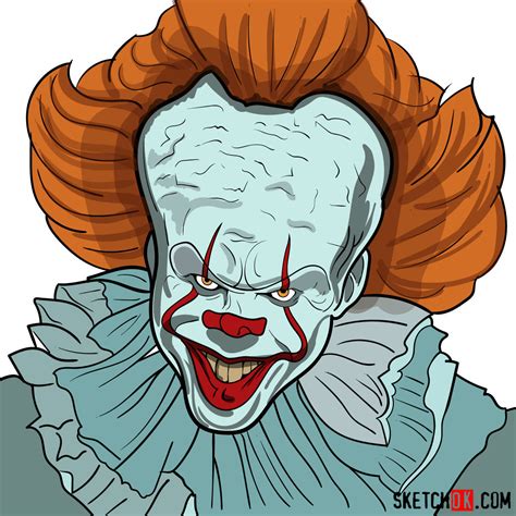 35+ Latest Pennywise Drawing Easy Face - Sarah Sidney Blogs