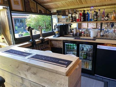 Couple converted their garden shed into a pub in brilliant ...