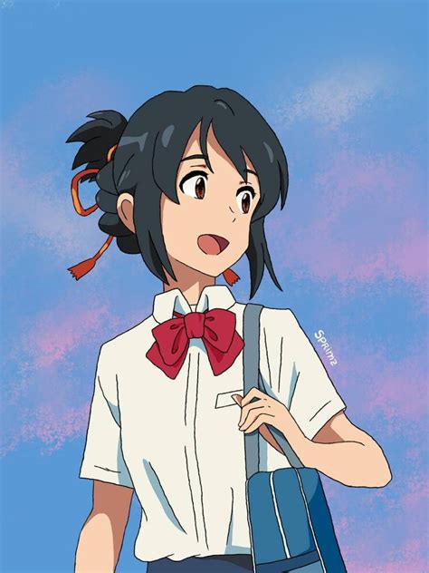 Mitsuha Miyamizu (from Kimi No Na Wa) by Sprimz on DeviantArt | Your ...