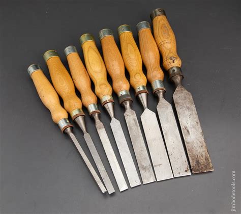 Excellent set of 7 MARPLES Heavy Mortise Chisels - 93817 – Jim Bode Tools