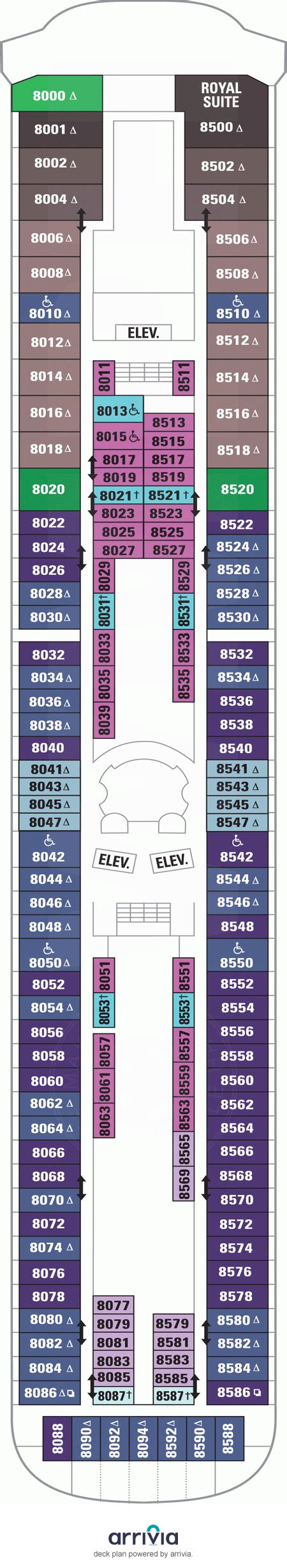 Vision of the Seas Deck Plans