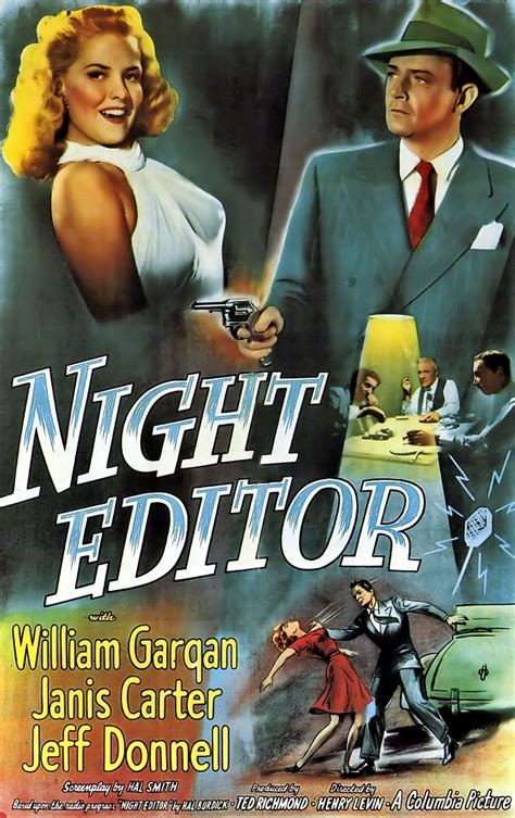 NIGHT EDITOR | Film noir, Film, Cinema noir