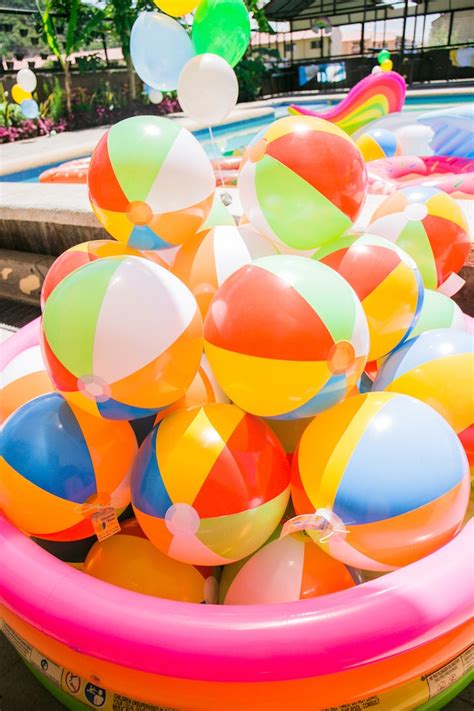 Kara's Party Ideas Surf & Summer Birthday Pool Party | Kara's Party Ideas