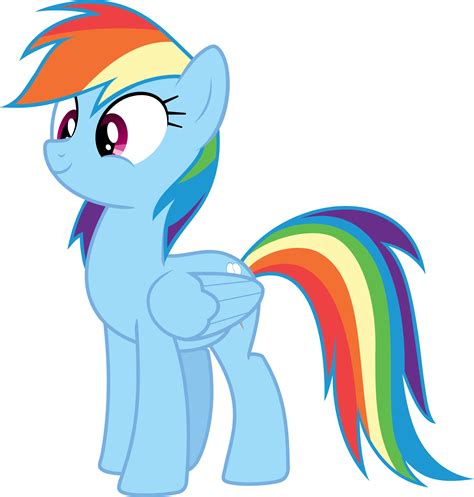 Rainbow Dash Looking Cute by Mortris on deviantART | Радуга дэш ...