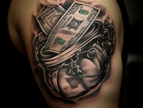 Money Bag Tattoo Meaning: Symbolism and Interpretations