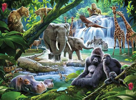 Jungle Animals | Children's Puzzles | Jigsaw Puzzles | Products ...