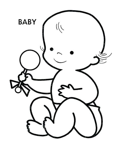 Newborn Coloring Pages at GetDrawings | Free download