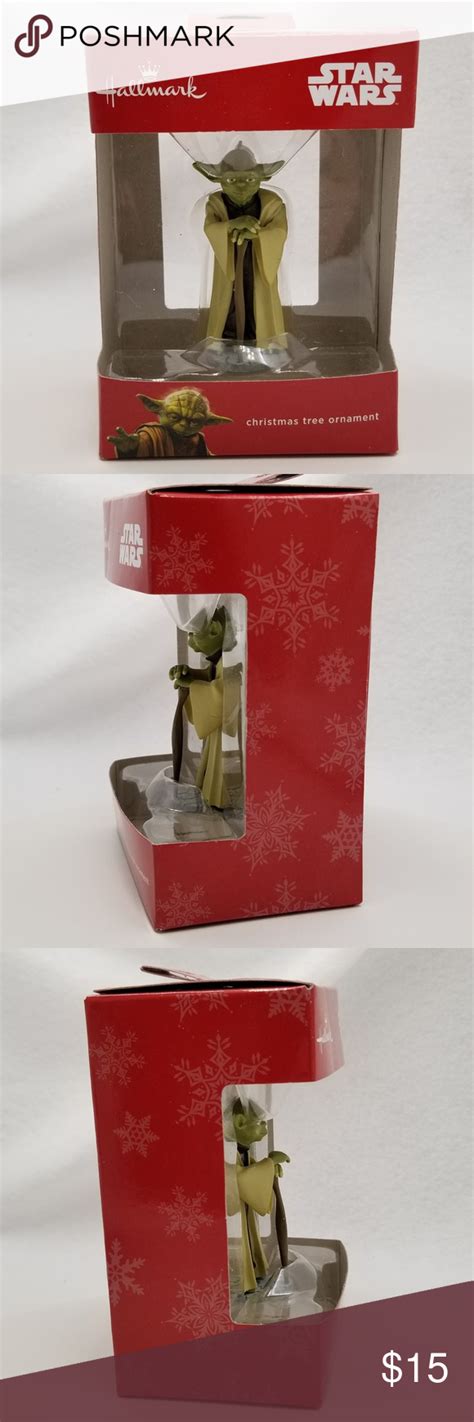 HALLMARK Star Wars Yoda Christmas Ornament | Christmas ornaments ...