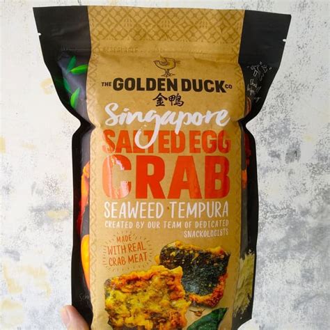 Golden Duck Salted Egg Crab Seaweed Tempura 110 Grams (Singapore ...