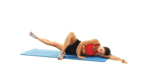 Groin workout exercise - adduction against gravity - good for the inner ...