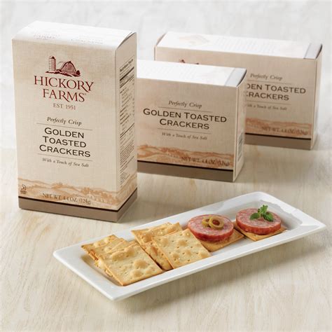 Hickory Farms Golden Toasted Crackers | Hickory Farms