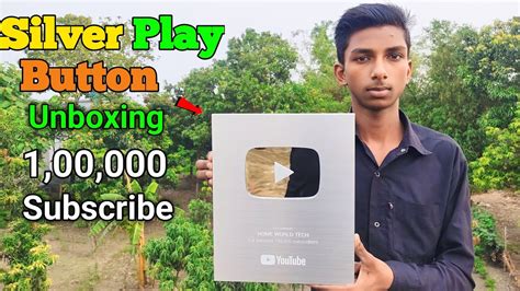 Silver play button Unboxing at home || Gold play button Unboxing # ...