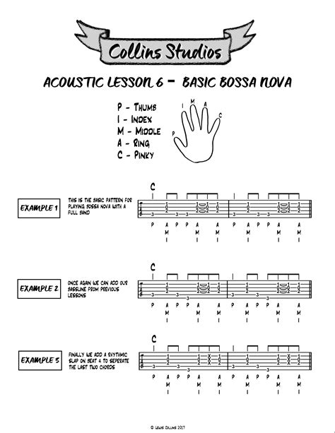 Make Your Acoustic Rhythm Playing Interesting! Part 6 - Bossa Nova ...