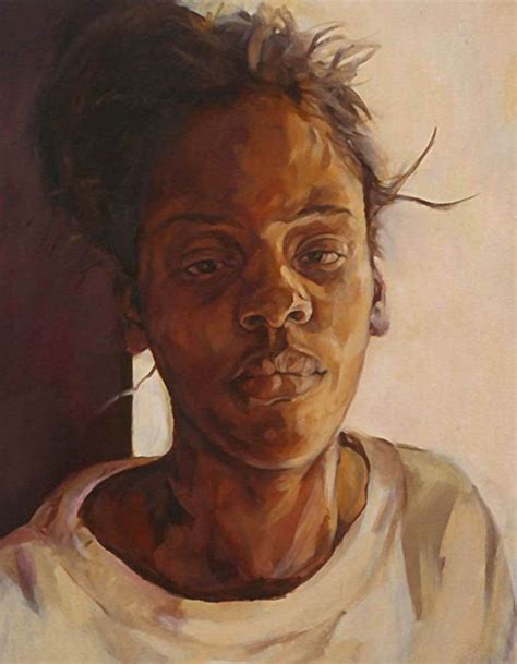 "Study II" by Barbara Walker | Black art painting, Portrait art ...