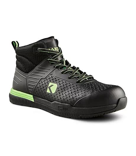 Men's Composite Toe Composite Plate Lightweight Mid Cut Athletic Safety ...