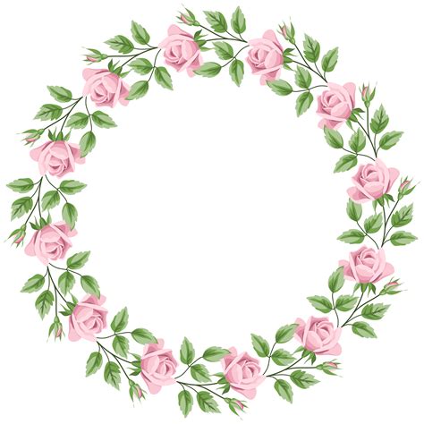 Pink Roses Transparent Png Photo Frame Clip Art Tutorials Pinterest - Riset