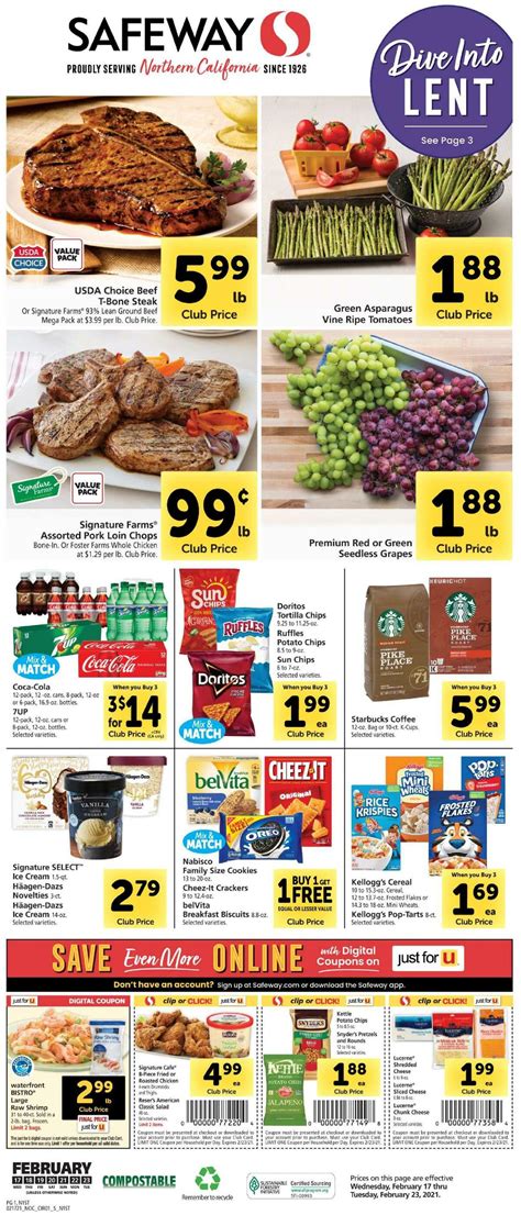 Safeway Weekly Ads & Special Buys from February 17