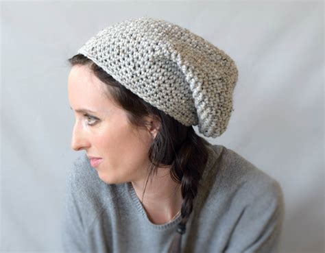 21+ Slouchy Beanie Crochet Patterns for Beginners, Intermediates, and ...