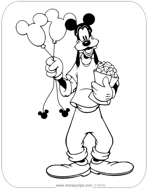 80 Disney Coloring Pages Goofy HD - Coloring Pages Printable