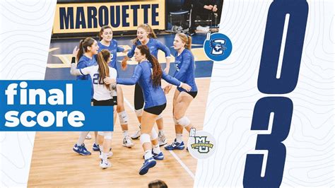 Creighton Volleyball vs. Marquette Highlights, 11/19/22 - YouTube