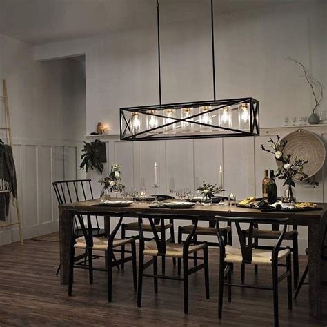 Kichler Moorgate 36" Wide Black Kitchen Island Light Pendant | 1000 in ...