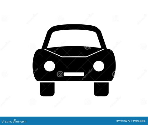 Black Silhouette Car Vector Stock Vector - Illustration of industrial ...