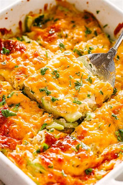 Zucchini Casserole (Creamy and Cheesy)