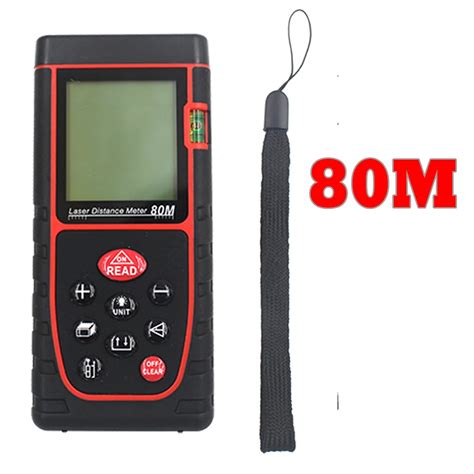 80M Digital Laser distance meter Laser Range finder Tape Range finder ...