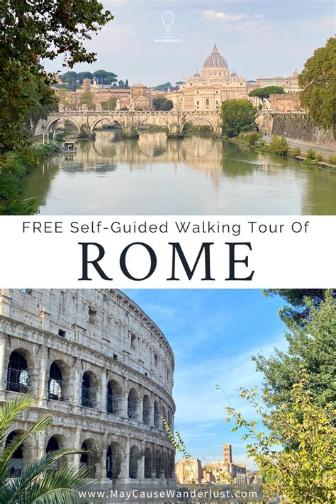 Free Self-Guided Walking Tour Of Rome | Walking tour, Day trips from ...