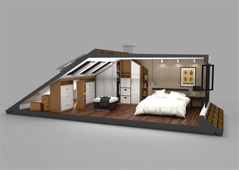 loft conversion - master bedroom with storage space - BetterSpace