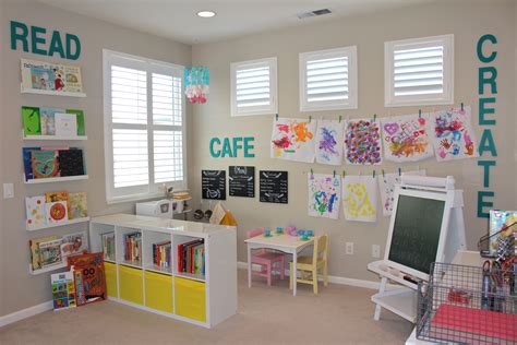 Preschool Inspired Playroom | Playrooms, Preschool and Two year olds