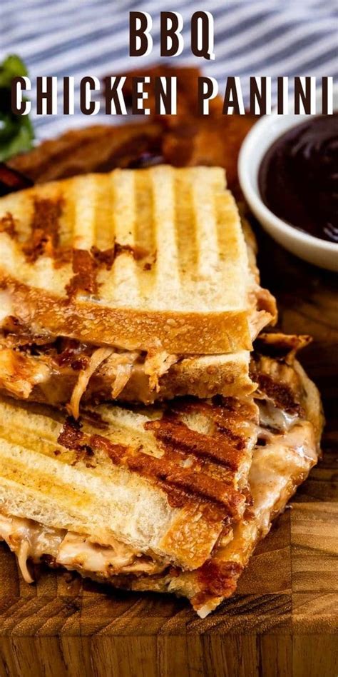 BBQ Chicken Panini Recipe - EASY GOOD IDEAS