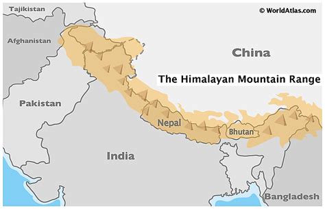 The Himalayas - WorldAtlas