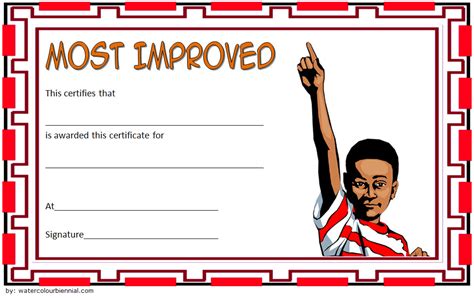 Most Improved Student Certificate Template 9 | Paddle Templates