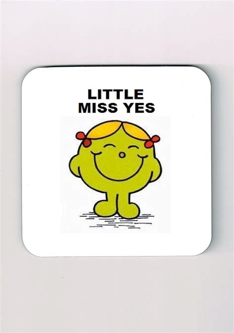 Little Miss Yes Coaster, Little Miss and Mr Men Coaster,: Amazon.co.uk ...