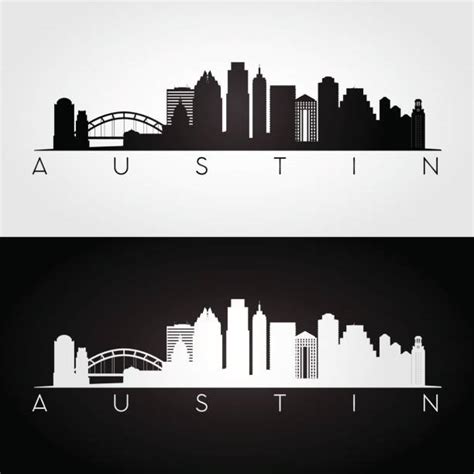 250+ Austin Skyline Stock Illustrations, Royalty-Free Vector Graphics ...