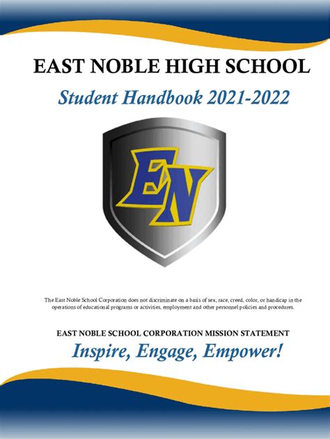 Fillable Online DocumentsEast Noble School Corporation - East Noble ...